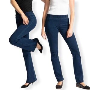 NWT Betabrand Dress Pant Yoga Jeans in Dark Indigo Blue Sz XS